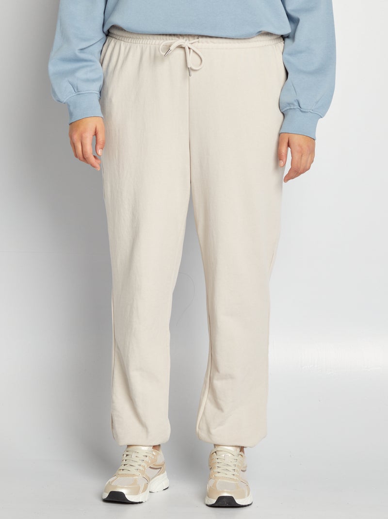 Jogging en molleton GRIS - Kiabi