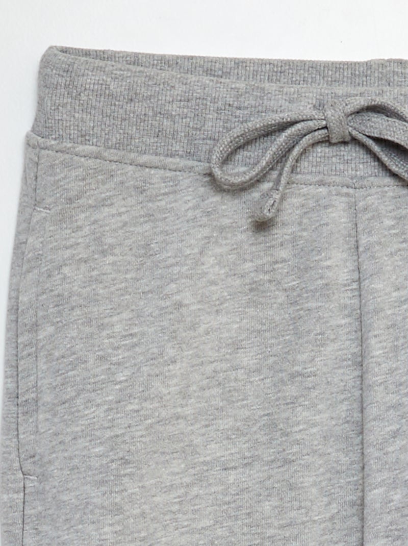 Jogging en molleton léger GRIS - Kiabi