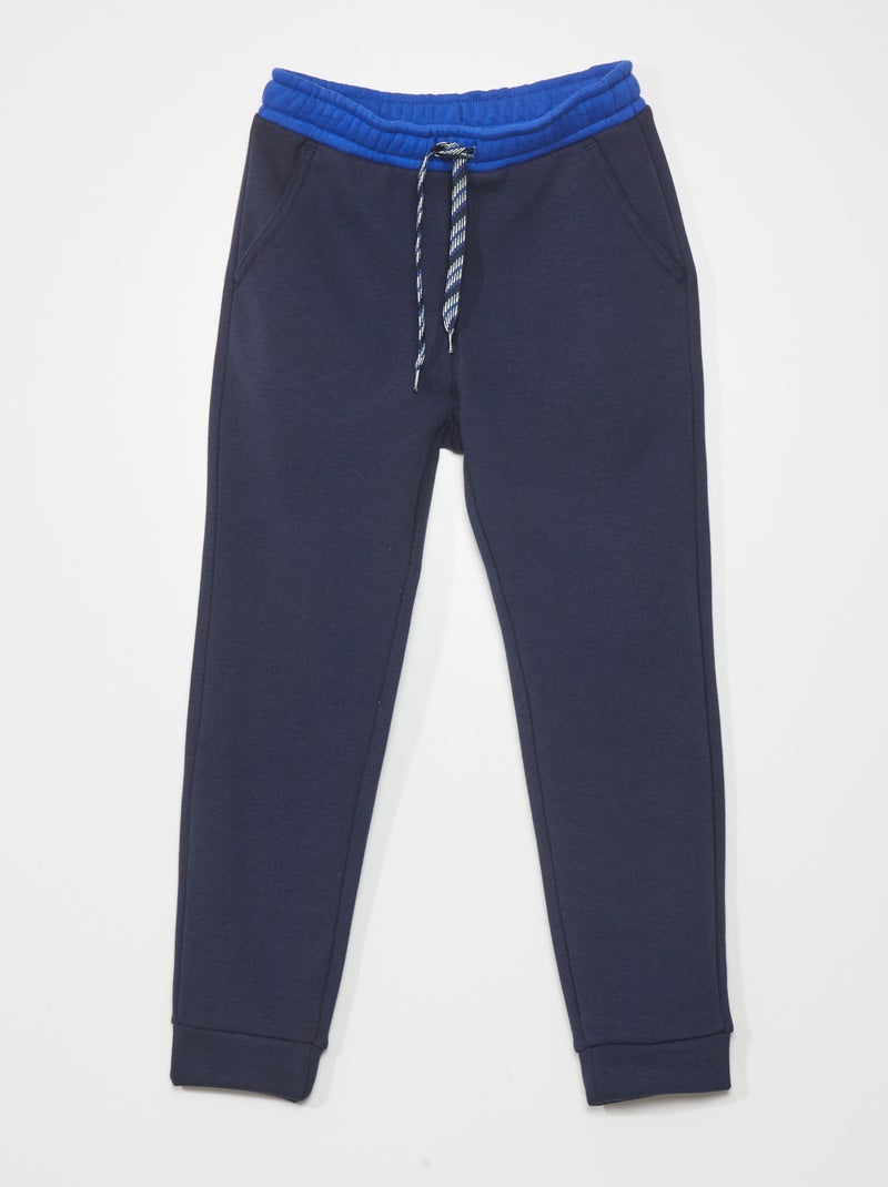Jogging en molleton Marine - Kiabi