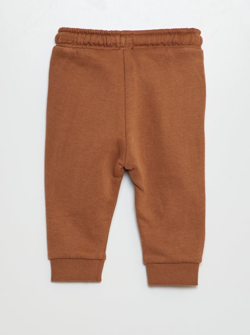 Jogging en molleton Marron - Kiabi