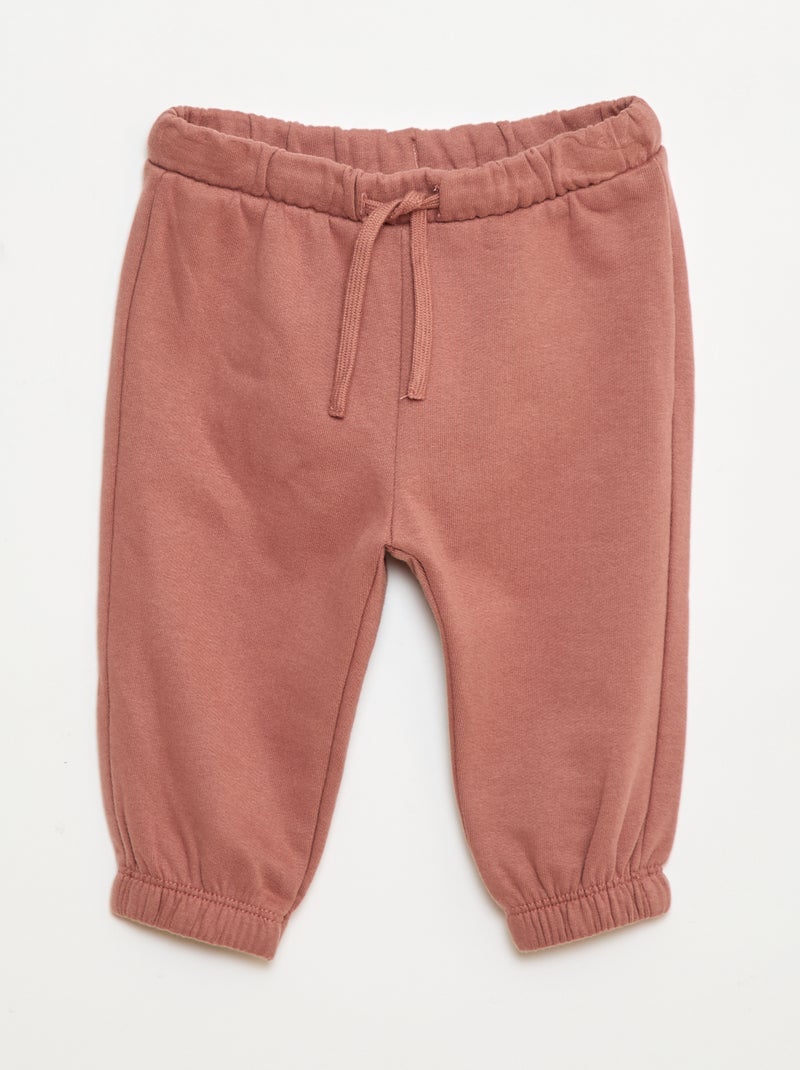 Jogging en molleton Marron - Kiabi