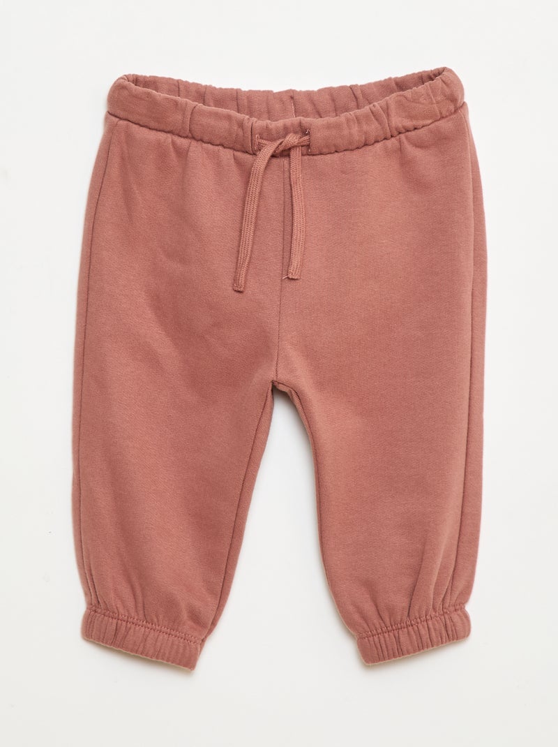 Jogging en molleton Marron - Kiabi