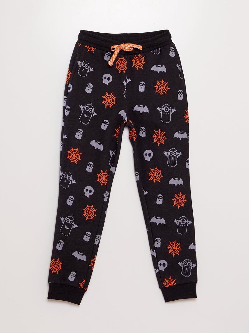 Jogging en molleton 'Minions' - Halloween Noir - Kiabi