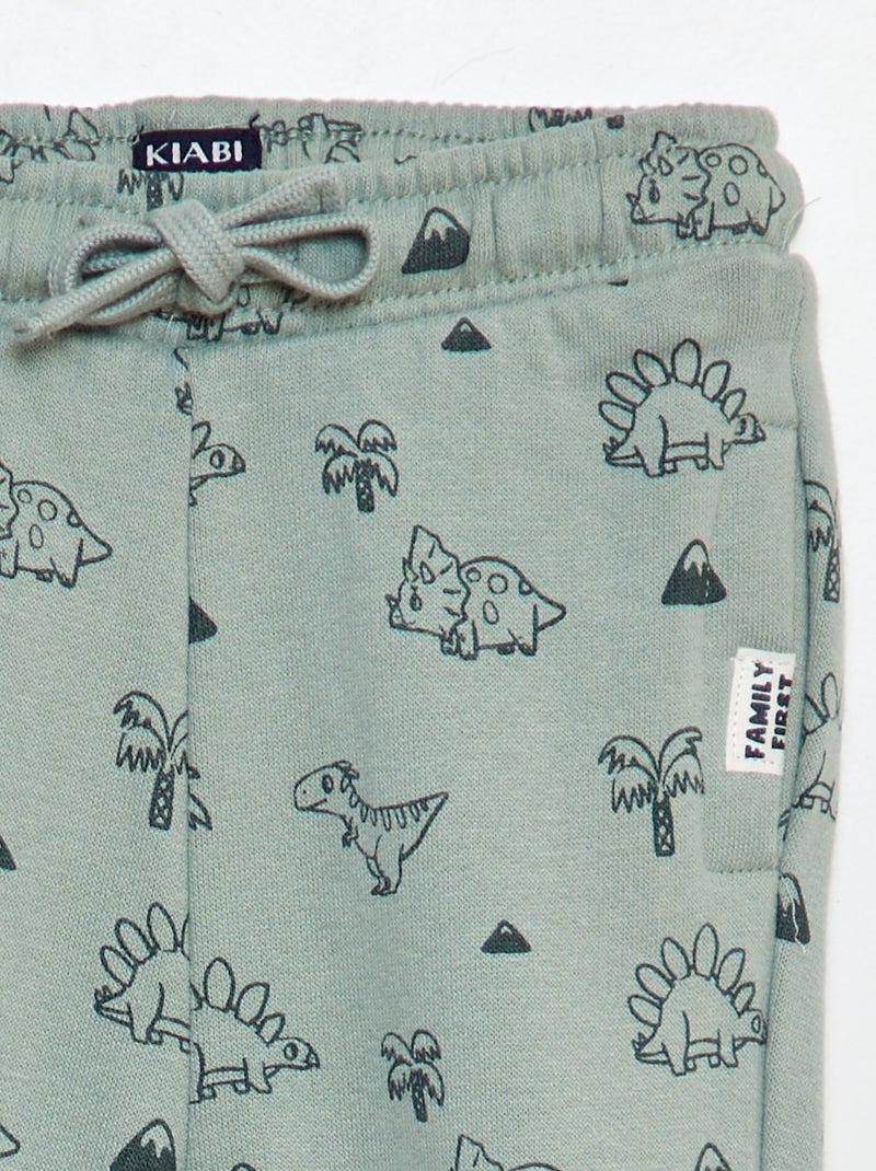 Jogging en molleton Vert - Kiabi