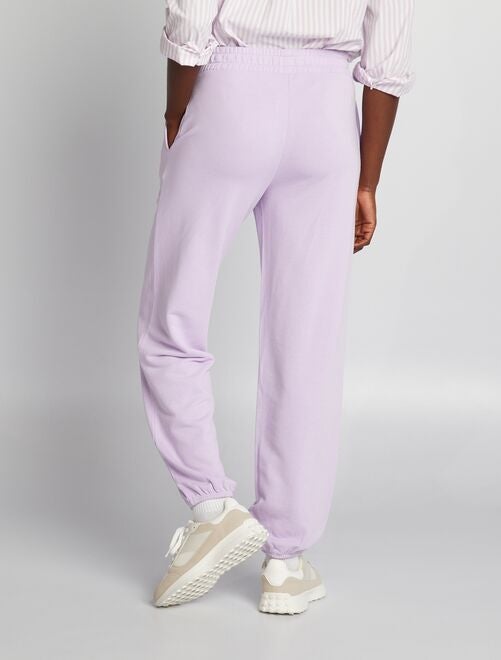 Pantalon de jogging pour femme en molleton SEINE marine ou écru