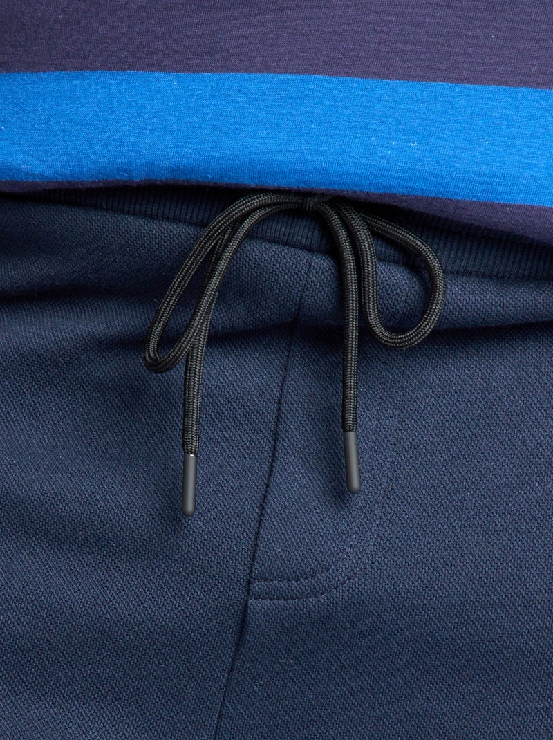 Pantalon en coton - bleu marine