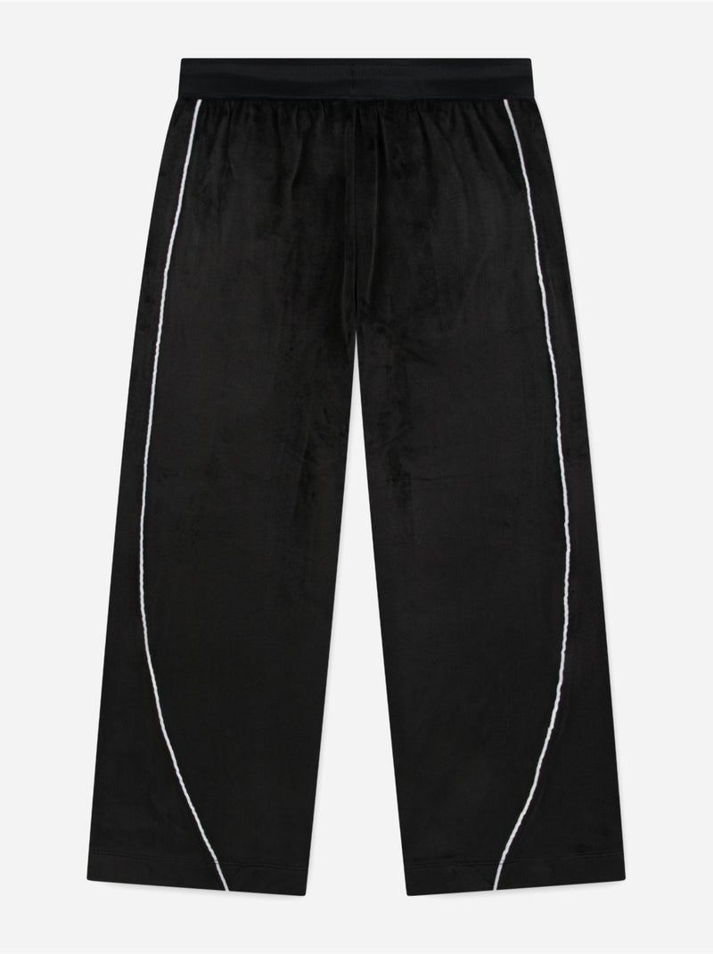 Jogging en velours - Jordan Noir - Kiabi