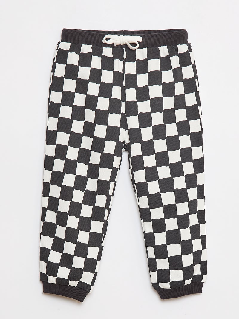 Jogging fantaisie - Grafik Edition Gris - Kiabi