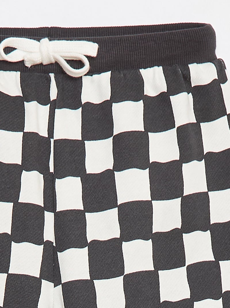 Jogging fantaisie - Grafik Edition Gris - Kiabi