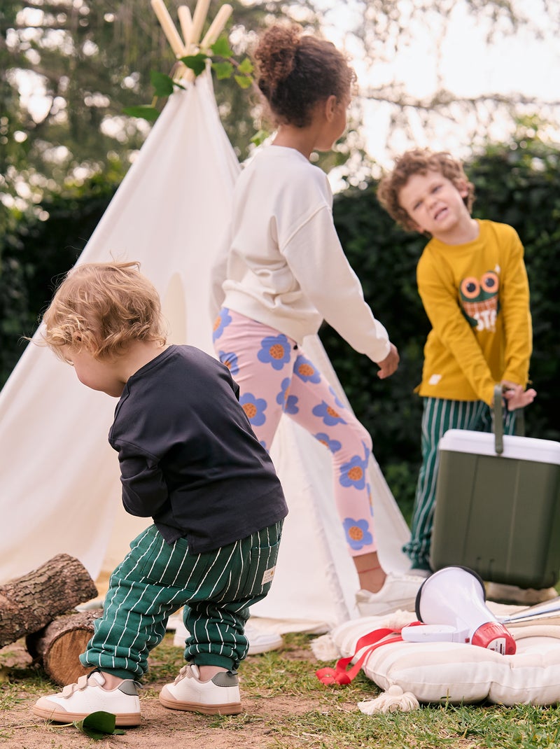 Jogging fantaisie - Grafik Edition Vert - Kiabi