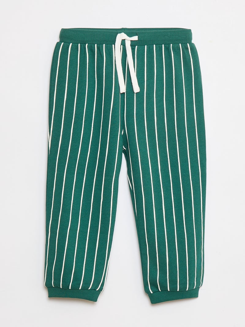 Jogging fantaisie - Grafik Edition Vert - Kiabi