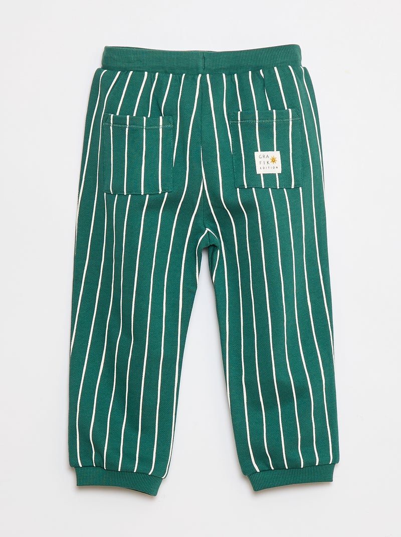 Jogging fantaisie - Grafik Edition Vert - Kiabi