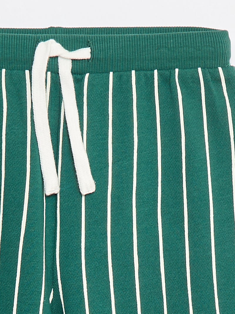 Jogging fantaisie - Grafik Edition Vert - Kiabi