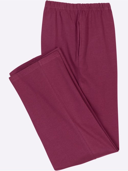 Jogging femme à ceinture élastique avec poches cousues - taille standard - moda vilona - Kiabi