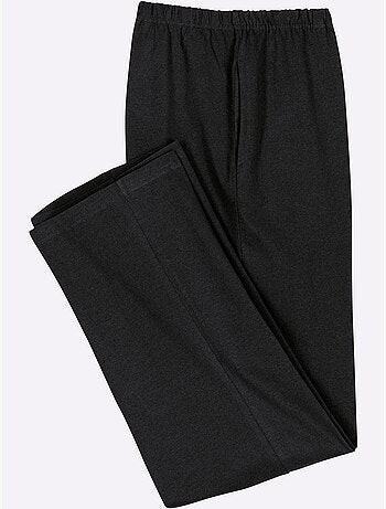 Jogging pour femme à ceinture élastique avec poches cousues - taille standard - moda vilona
