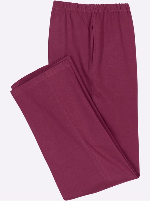 Jogging femme avec poches à ceinture élastique et matière douce - taille standard - moda vilona - Kiabi