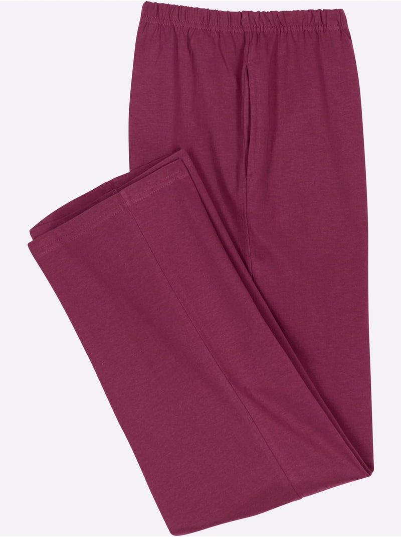 Jogging femme avec poches à ceinture élastique et matière douce - taille standard - moda vilona Gris chiné - Kiabi