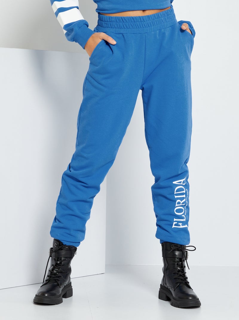 Jogging 'florida' bleu - Kiabi