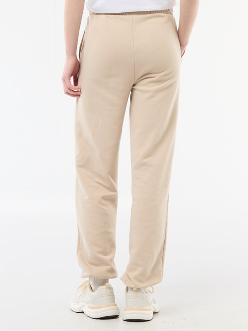 Jogging forme barrel en coton uni - Kiabi