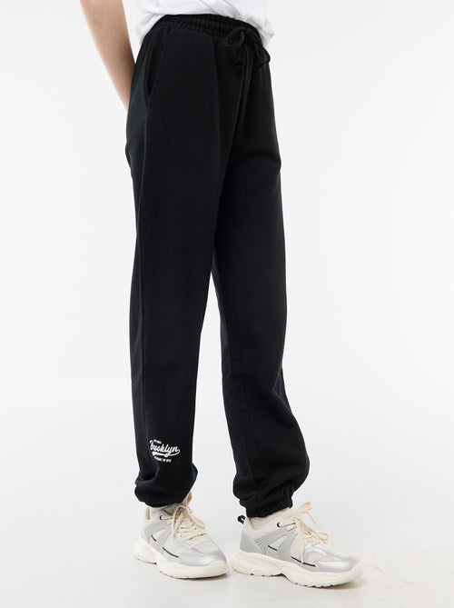 Jogging forme barrel en coton uni - Kiabi