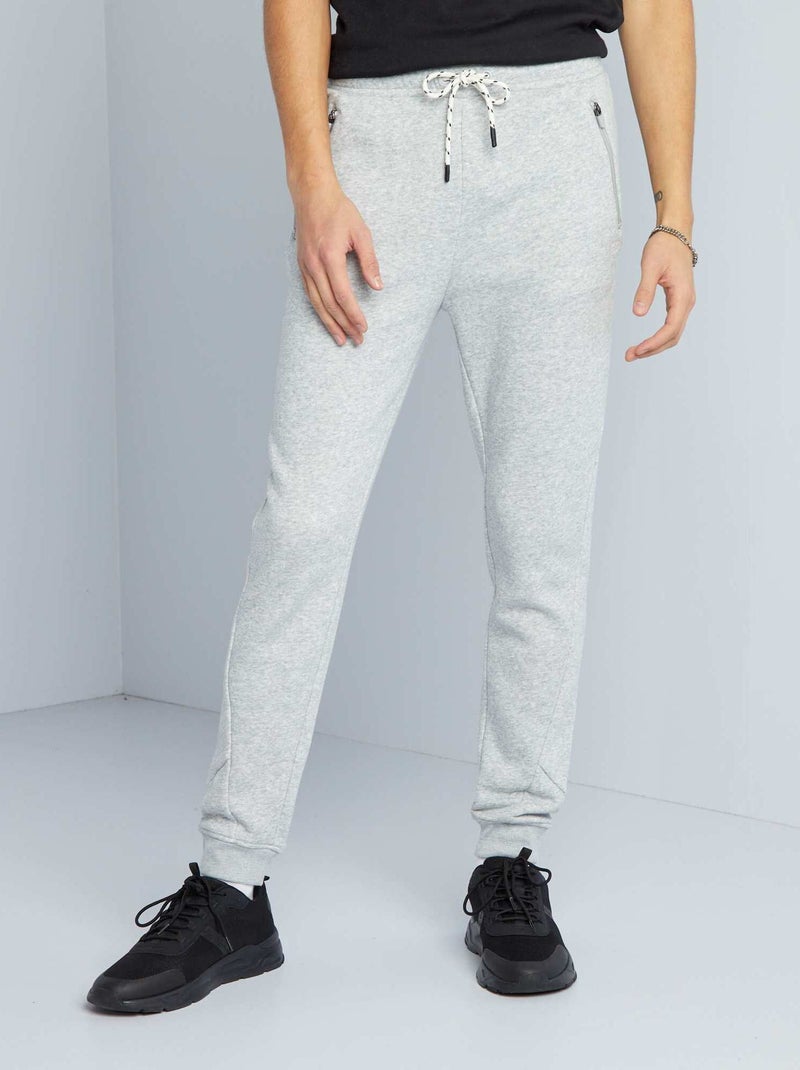 Pantalon De Jogging Ahorn Gris - Grande Taille Jusqu'à 10XL - 100% Coton, Coupe Confortable - Pour Sport, Loisirs, Détente