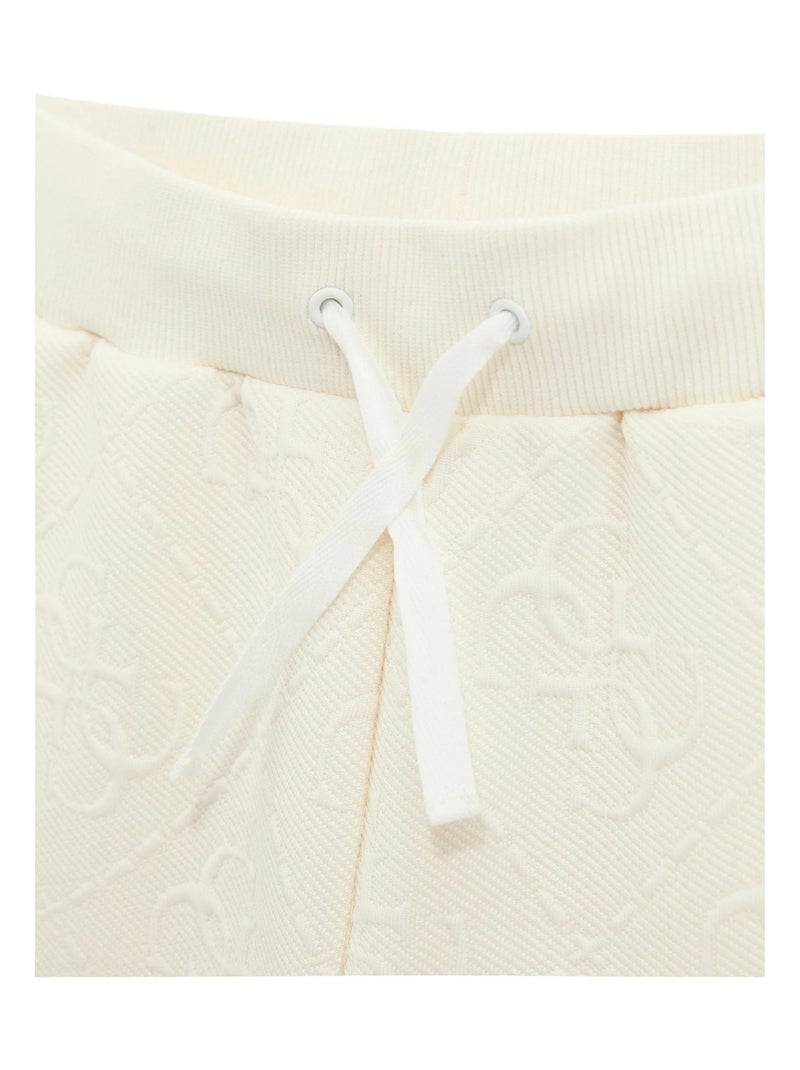 Jogging Guess kids évasé Blanc cassé - Kiabi