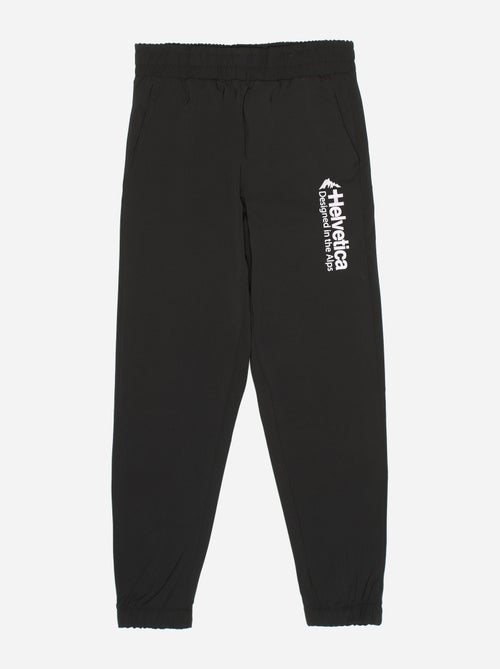 Jogging Helvetica taille élastique - Kiabi