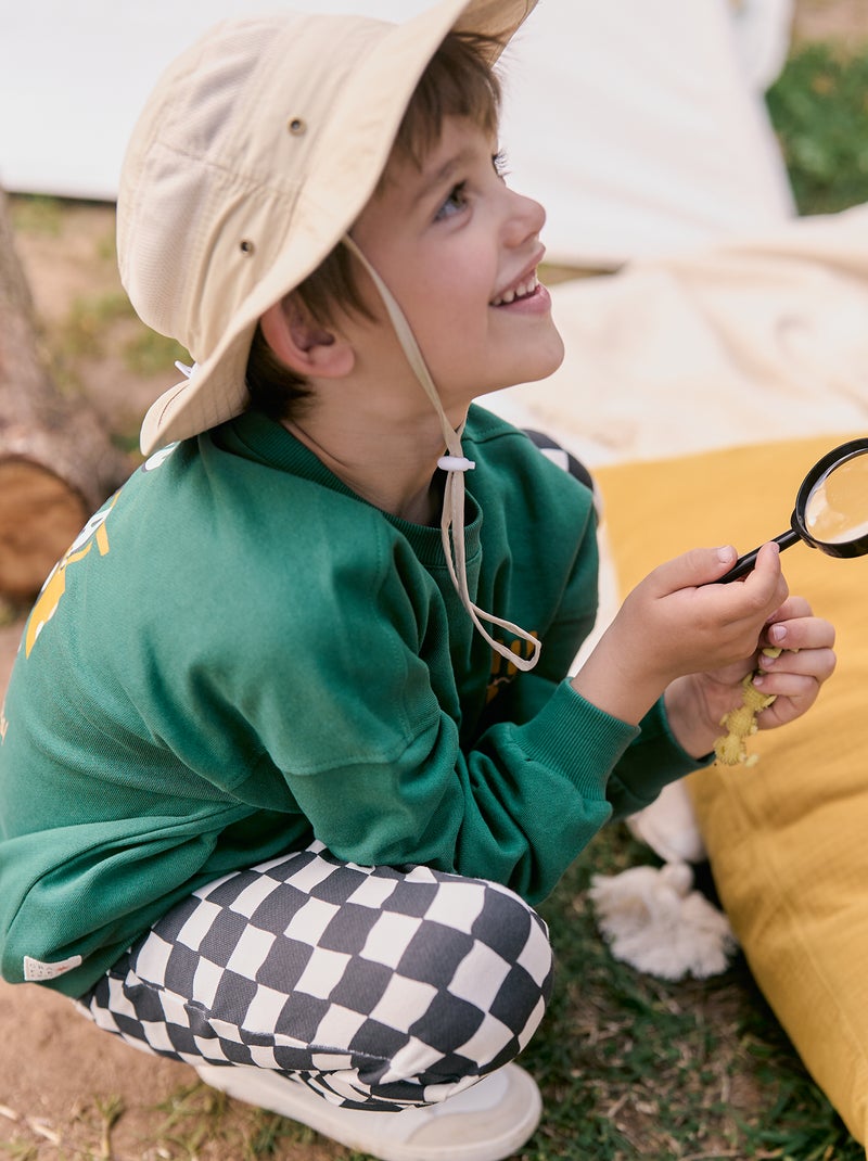 Jogging imprimé - Grafik Edition Gris - Kiabi