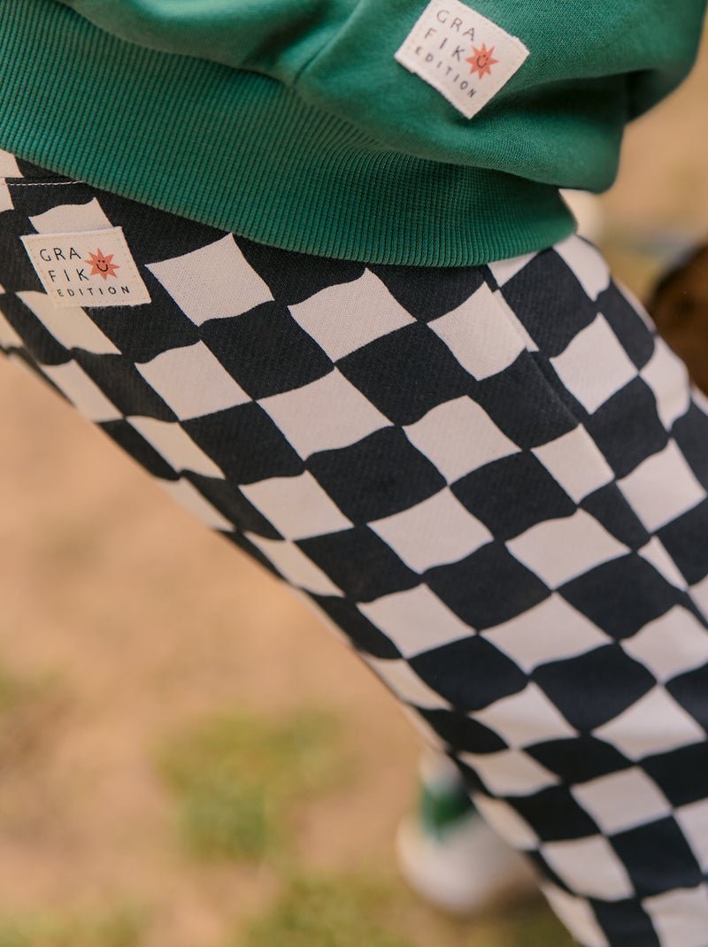 Jogging imprimé - Grafik Edition Gris - Kiabi