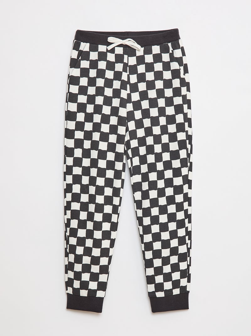 Jogging imprimé - Grafik Edition Gris - Kiabi