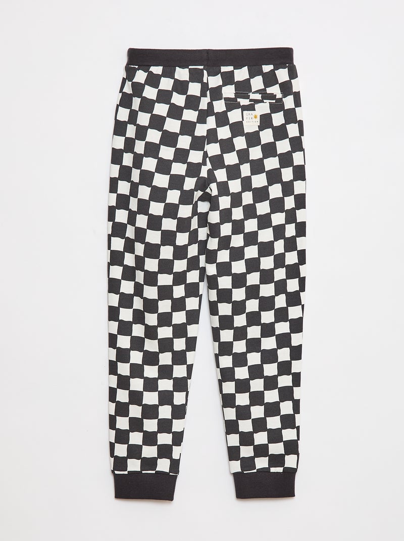 Jogging imprimé - Grafik Edition Gris - Kiabi