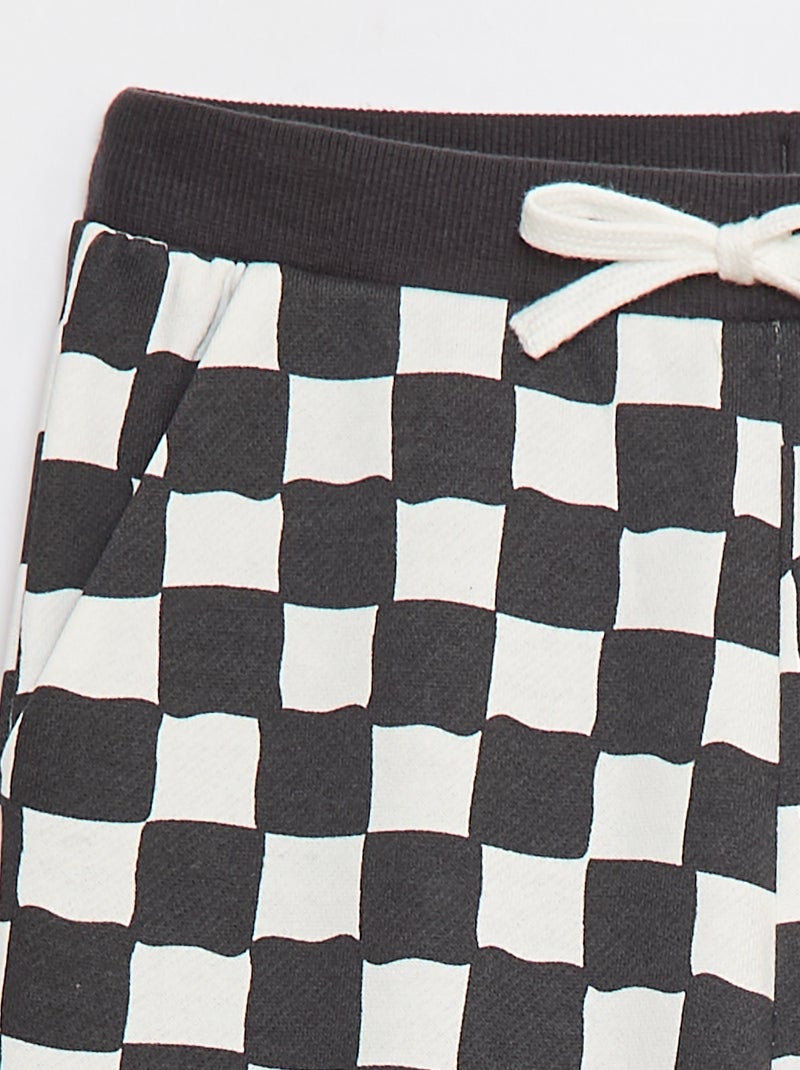 Jogging imprimé - Grafik Edition Gris - Kiabi