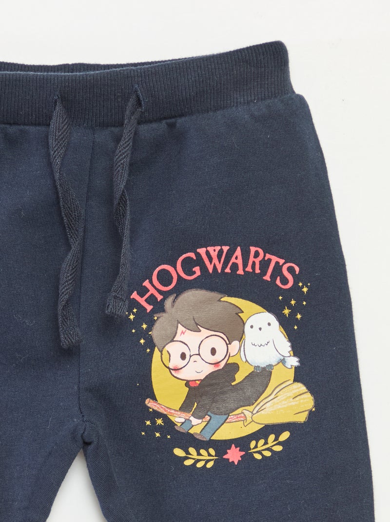 Jogging imprimé 'Harrypotter' en coton Bleu - Kiabi