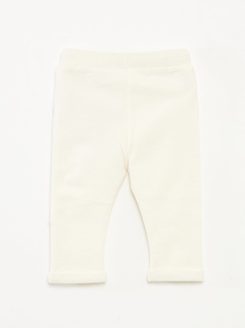 Jogging imprimé 'Harrypotter' en polaire coton Blanc - Kiabi