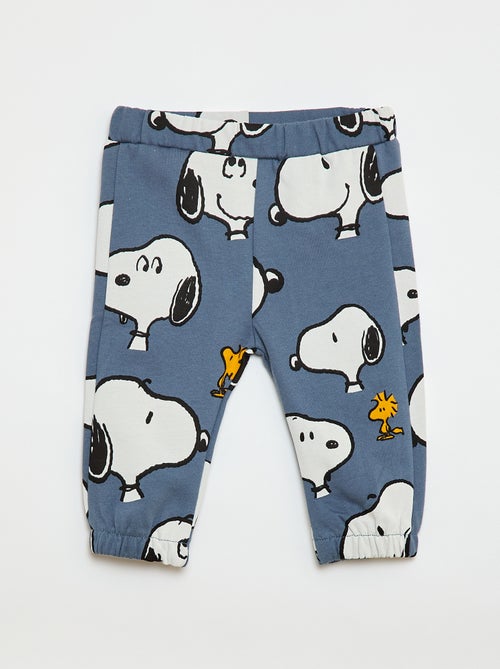 Jogging imprimé 'Snoopy' all-over en coton - Kiabi