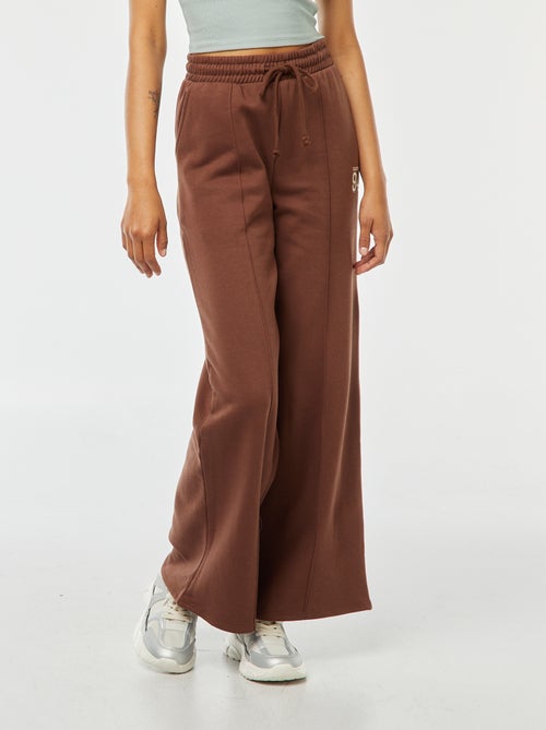 Jogging large avec imprimé sportswear - Kiabi