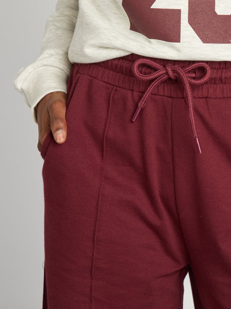 Jogging large Bordeaux - Kiabi