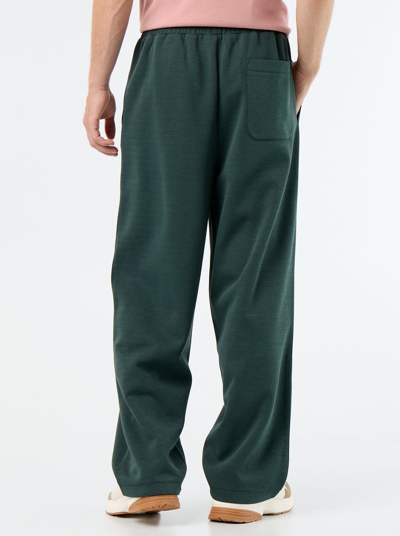 Jogging large en molleton léger Vert - Kiabi