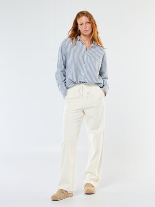 Jogging large en velours côtelé