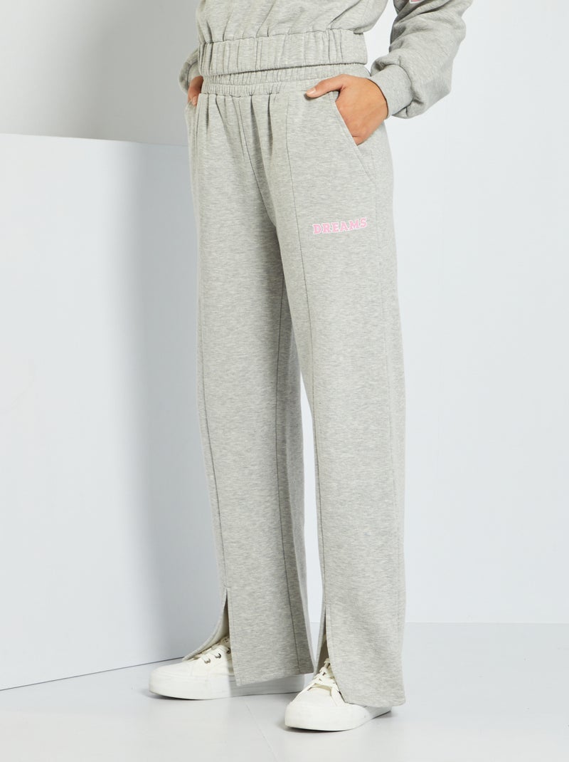 Jogging large gris - Kiabi