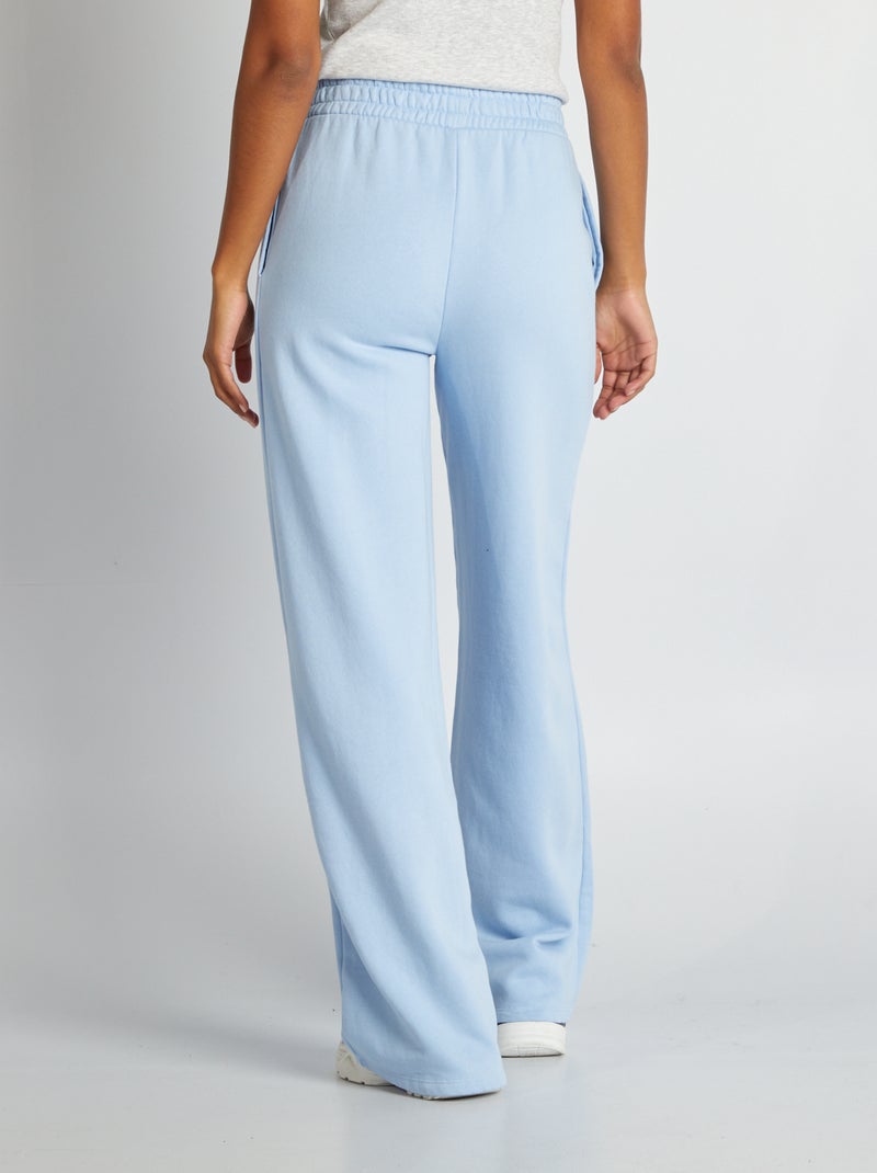 Jogging large uni Bleu - Kiabi
