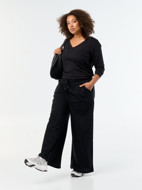 Jogging large uni - Kiabi Jogging large uni - Kiabi