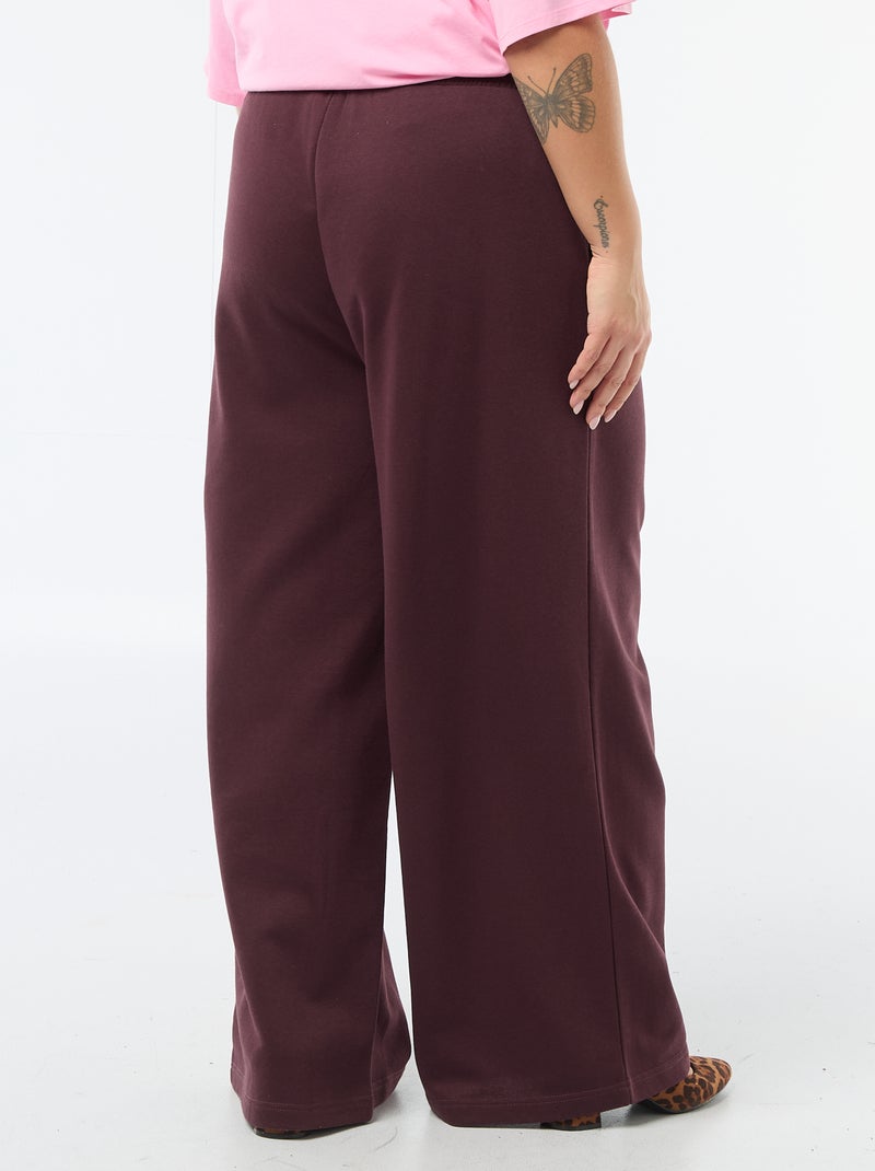 Jogging large uni Violet - Kiabi