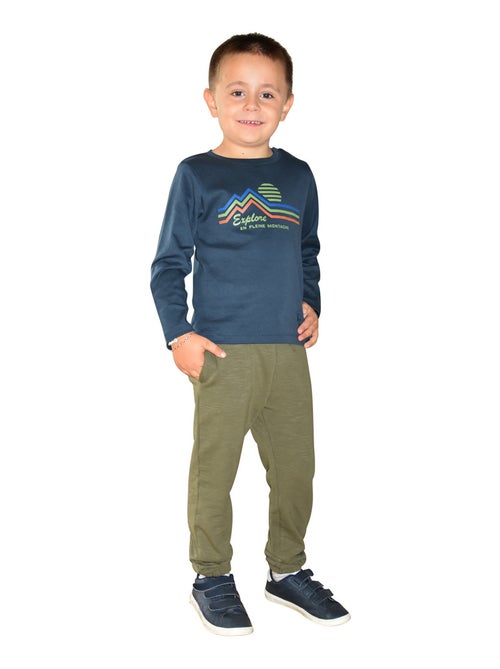 JOGGING MANOLO MOLLETON ENFANT - Kiabi