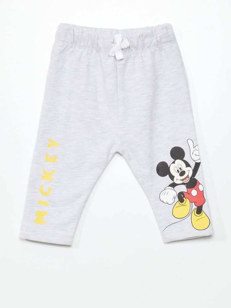 Jogging 'Mickey' sweat + pantalon - 2 pièces Gris - Kiabi