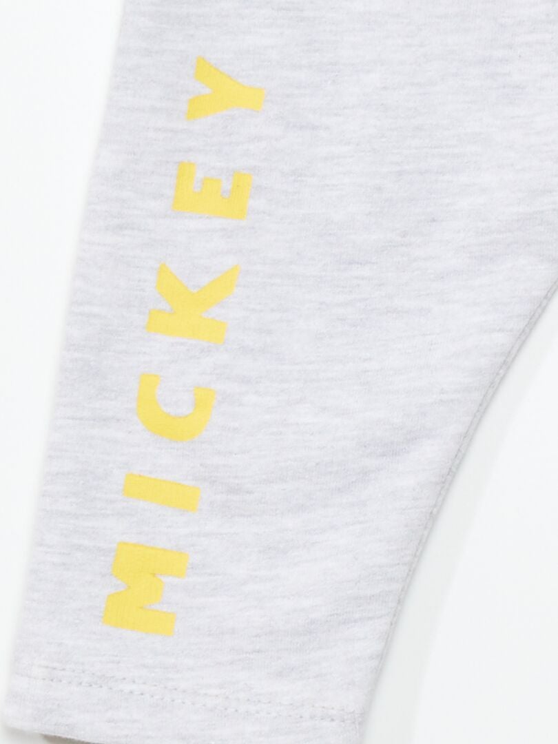 Jogging 'Mickey' sweat + pantalon - 2 pièces Gris - Kiabi