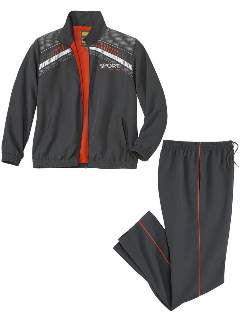 Jogging microfibre bicolore sport   - atlas for men Gris - Kiabi