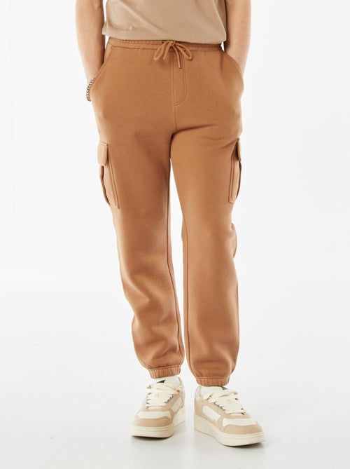 Jogging multi-poches en molleton - Kiabi