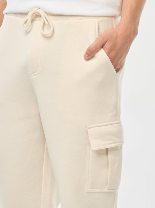 Jogging multi-poches en molleton - Kiabi