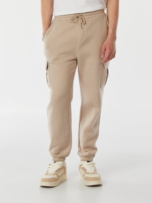 Jogging multi-poches en molleton - Kiabi